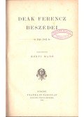 Deák Ferencz,Kónyi Manó - Deák Ferencz beszédei II-III. (1848-1961, 1961-1866) (egy kötetben)