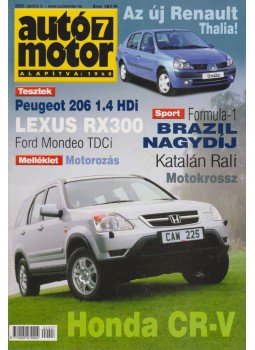 Szabó Róbert - Autó-Motor 2002. április 3. Szabó Róbert - Autó-Motor 2002. április 3., Budapest 2002 antikvár könyv
