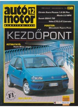 Bessenyey Krisztina, Gajdán Miklós - Autó-Motor 2000. június 6. Bessenyey Krisztina, Gajdán Miklós - Autó-Motor 2000. június 6., Budapest 2000 antikvár könyv