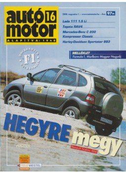 Bessenyey Krisztina, Gajdán Miklós - Autó-Motor 2000. augusztus 1. Bessenyey Krisztina, Gajdán Miklós - Autó-Motor 2000. augusztus 1., Budapest 2000 antikvár könyv