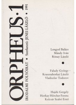 Zimonyi István, Jenei László - Orpheus II. évf. 4. szám, Miskolc 1991 antikvár könyv