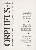 Jenei László,Zimonyi Zoltán - Orpheus III. évf. 2-3. szám