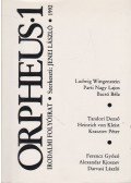 Jenei László,Zimonyi Zoltán - Orpheus III. évf. 1. szám