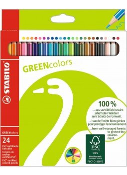 6019/2 - STABILO GREENcolors színesceruza 24 db-os készlet, null 2017 antikvár könyv