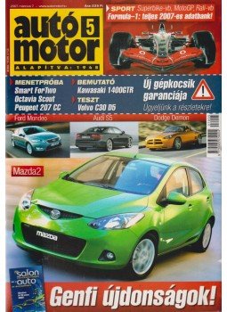 Szabó Róbert - Autó-Motor 2007. március 7. Szabó Róbert - Autó-Motor 2007. március 7., Budapest 2007 antikvár könyv