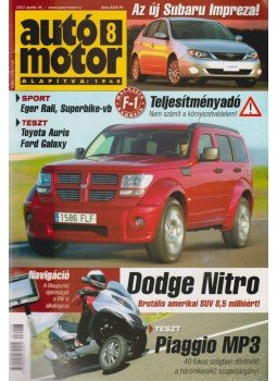 Szabó Róbert - Autó-Motor 2007. április 18. Szabó Róbert - Autó-Motor 2007. április 18., Budapest 2007 antikvár könyv