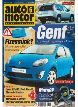 Szabó Róbert - Autó-Motor 2007. március 21. Szabó Róbert - Autó-Motor 2007. március 21., Budapest 2007 antikvár könyv
