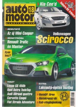 Szabó Róbert - Autó-Motor 2006. szeptember 6. Szabó Róbert - Autó-Motor 2006. szeptember 6., Budapest 2006 antikvár könyv