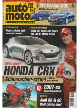 Szabó Róbert - Autó-Motor 2006. december 13. Szabó Róbert - Autó-Motor 2006. december 13., Budapest 2006 antikvár könyv