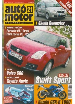 Szabó Róbert - Autó-Motor 2006. október 18. Szabó Róbert - Autó-Motor 2006. október 18., Budapest 2006 antikvár könyv