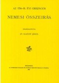 Illésy János - Az 1754-55.évi országos nemesi összeírás