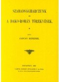 Jancsó Benedek - Szabadságharczunk és a dako-román törekvések
