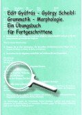 Gyáfrás Edit; Dr. Scheibl György - Grammatik - Morphologie