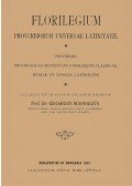 Margalits Ede - Florilegium proverbiorum universae latinitatis