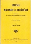 TimonÁkos - Magyar alkotmány - és jogtörténet különös tekintettel a nyugati államok jogfejlődésére