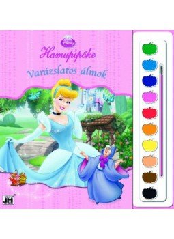  - Hamupipőke - Varázslatos álmok - Kifestők vízfesték készlettel A4 - Vízfesték készlettel, null 2012 antikvár könyv