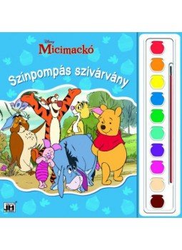  - Micimackó - Színpompás szivárvány - Kifestők vízfesték készlettel A4 - Vízfesték készlettel, null 2012 antikvár könyv
