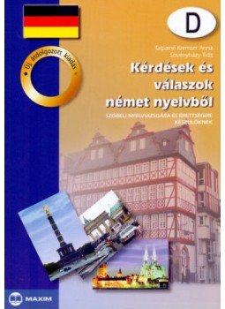 Talpainé Kremser Anna, Sövényházy Edit - Kérdések és válaszok német nyelvből - Szóbeli nyelvvizsgára és érettségire készülőknek, null 2012 antikvár könyv
