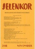 Ágoston Zoltán (szerk.) - Jelenkor - Irodalmiés művészeti folyóirat - 2016. november