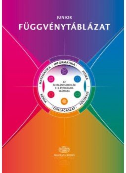 Kácsor Lóránt; Thimar Márta (Szerk.) - Junior függvénytáblázat - az általános iskolák 5-8. évfolyama számára, null 2015 antikvár könyv