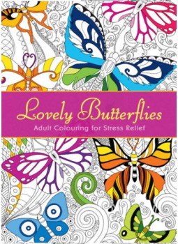  - Lepkék-Lovely Butterfies - Felnőtt antistressz színezőkönyv, null 2016 antikvár könyv