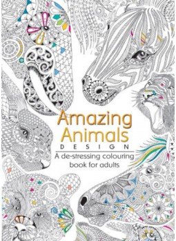  - Állatok-Amazing Animals - Felnőtt antistressz színezőkönyv, null 2016 antikvár könyv