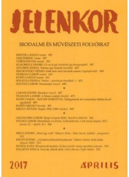  - Jelenkor - Irodalmiés művészeti folyóirat - 2017. április, null 2017 antikvár könyv