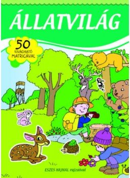  - Állatvilág - Matricás füzet, null 2017 antikvár könyv