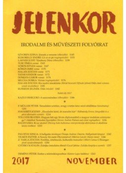  - Jelenkor - Irodalmiés művészeti folyóirat - 2017. november, null 2017 antikvár könyv