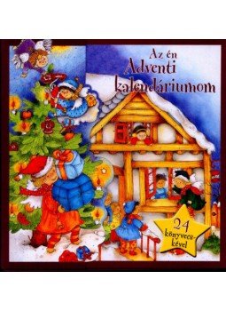  - Az én adventi kalendáriumom - lila - 24 könyvecskével, null 2017 antikvár könyv