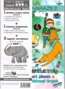 Bíborné Veres Dorottya - Kifestővarázs dupla - Mesebeli csodás lények kifestő + Ezerféle tevékenység kifestő, null 2017 antikvár könyv
