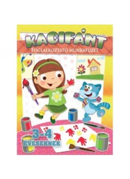  - Kacifánt - foglalkoztató munkafüzet - 3-4 éves, null 2018 antikvár könyv