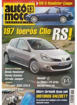 Szabó Róbert - Autó-Motor 2006. június 28. Szabó Róbert - Autó-Motor 2006. június 28., Budapest 2006 antikvár könyv