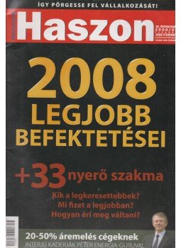 Fülöp Norbert - Haszon 2008/02 Fülöp Norbert - Haszon 2008/02, Budapest 2008 antikvár könyv