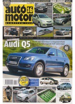 Szabó Róbert - Autó-Motor 2008. augusztus 6. Szabó Róbert - Autó-Motor 2008. augusztus 6., Budapest 2008 antikvár könyv