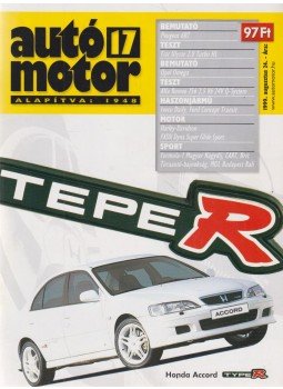 Szabó Róbert - Autó-Motor 1999. augusztus 24. Szabó Róbert - Autó-Motor 1999. augusztus 24., Budapest 1999 antikvár könyv