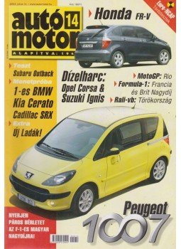 Szabó Róbert - Autó-Motor 2004. július 14., Budapest 2004 antikvár könyv