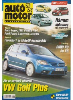 Szabó Róbert - Autó-Motor 2004. december 15. Szabó Róbert - Autó-Motor 2004. december 15., Budapest 2004 antikvár könyv