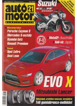 Szabó Róbert - Autó-Motor 2005. október 19. Szabó Róbert - Autó-Motor 2005. október 19., Budapest 2005 antikvár könyv