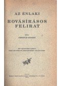 Ferenczi Sándor - Az énlaki rovásírásos felirat