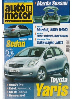 Szabó Róbert - Autó-Motor 2005. szeptember 7. Szabó Róbert - Autó-Motor 2005. szeptember 7., Budapest 2005 antikvár könyv
