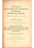 Horusitzky Henrik - Budapest Dunajobbparti részének (Budának) hidrogeológiája