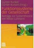 Gunter Runkel,Günter Burkart - Funktionssysteme der Gesellschaft