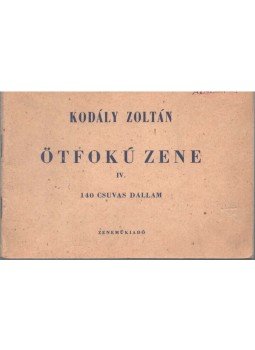 Kodály Zoltán - Ötfokú zene IV. Kodály Zoltán - Ötfokú zene IV., Budapest 1963 antikvár könyv