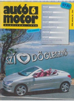 Bessenyey Krisztina, Gajdán Miklós - Autó-Motor 1998. március 24. Bessenyey Krisztina, Gajdán Miklós - Autó-Motor 1998. március 24., Budapest 1998 antikvár könyv