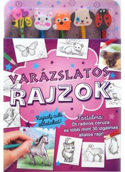  - Varázslatos rajzok - Rajzolj cuki állatokat!, null 2018 antikvár könyv