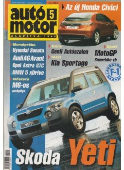 Szabó Róbert - Autó-Motor 2005. március 9., Budapest 2005 antikvár könyv