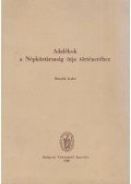 Dr. Bertóti István,Ráday Mihály - Adalékok a Népköztársaság útja történetéhez