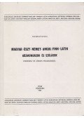Paczolay Gyula - Magyar-észt-német-angol-finn-latin közmondások és szólások