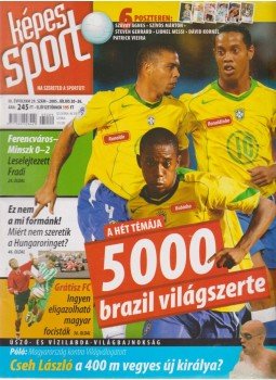 Kálnoki Kis Attila - Képes Sport III. évf. 29. szám, Budapest 2005 antikvár könyv